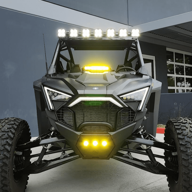 Baja Designs S8 10" LED Light Bar Hood Mount Kit for Polaris RZR Pro R Pro R 4