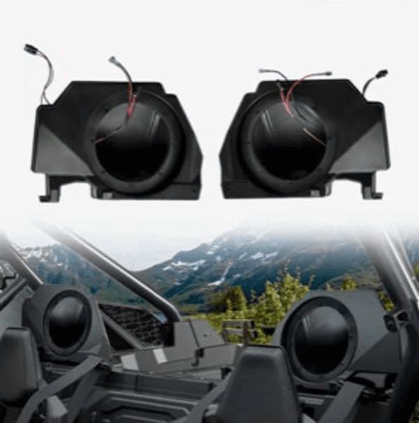 EMP Factory Style Polaris RZR Speaker Enclosure Pod Set (behind seat)