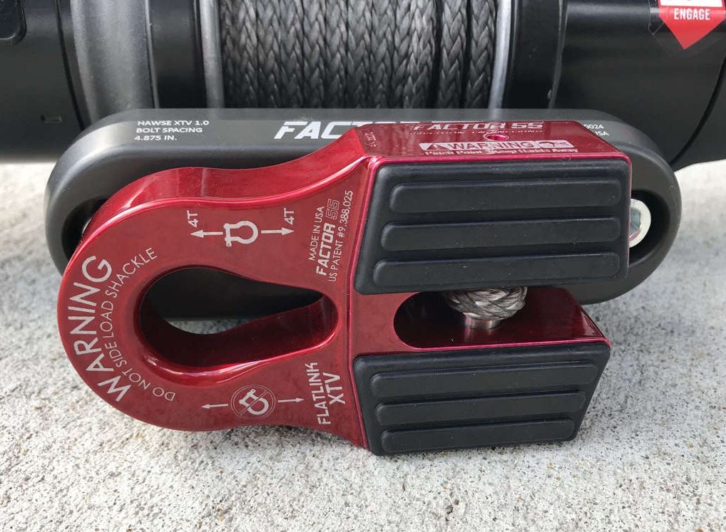 Factor 55 FlatLink XTV Winch Shackle Color Options