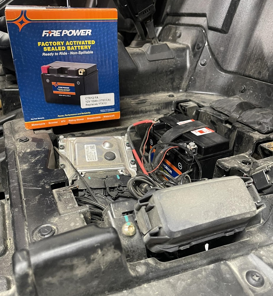Fire Power Factory Activated Sealed AGM 12V 10Ah Battery for Polaris