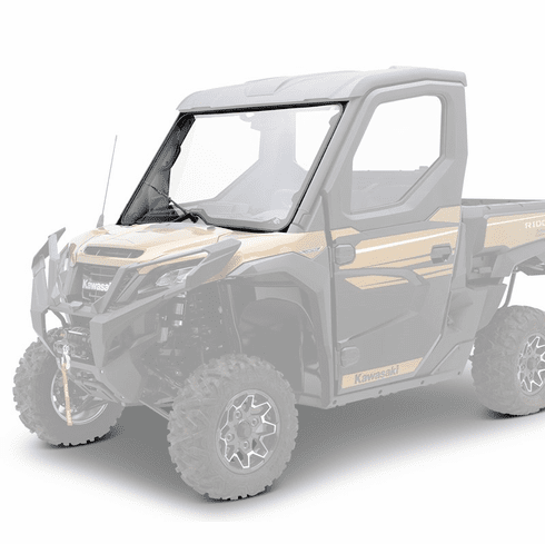 Genuine Kawasaki | 2024+ Kawasaki Ridge Fixed Windshield - Glass