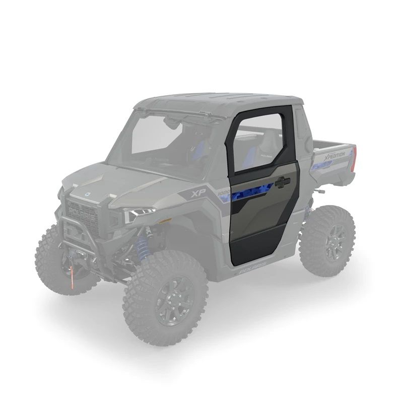 Genuine Polaris Front Full Poly Doors with Manual Crank Windows