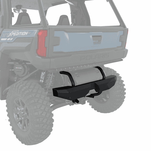 SuperATV Heavy-Duty Rear Bumper For Polaris RZR 200 (2022+) – Black Powder Coat