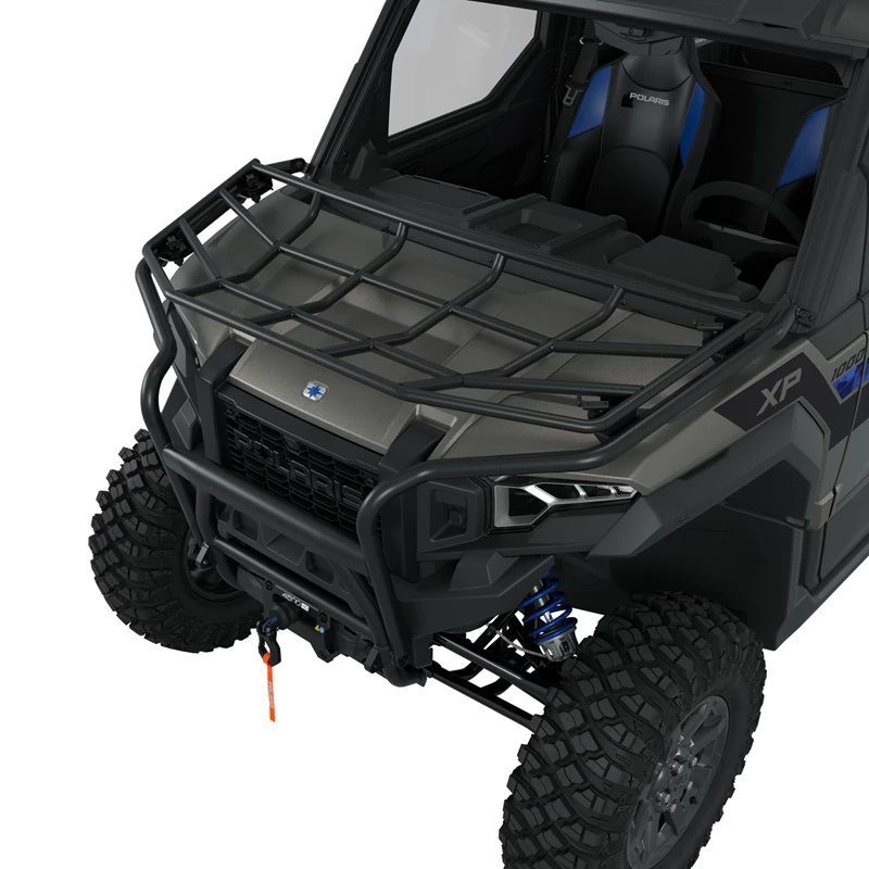 Genuine Polaris Hood Rack for Stock Bumper | HD Bumper on Xpedition