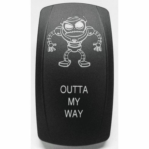 Grumpy Robot - Dual Led Lighted Rocker Switch