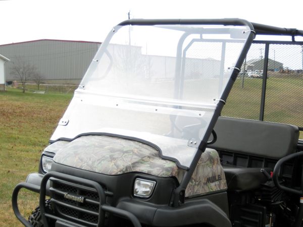 Kawasaki Mule 3010 TRANS Folding Lexan Windshield