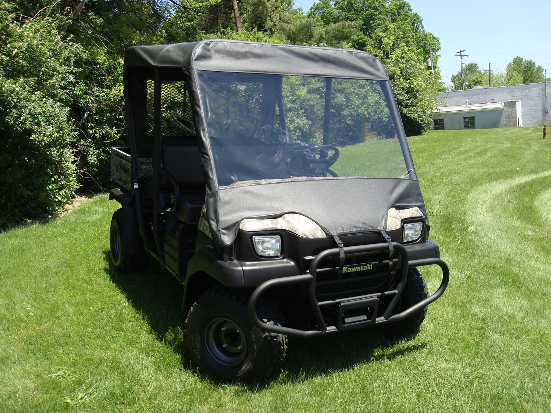 Kawasaki Mule 3010 Trans Vinyl Windshield/Top Combo