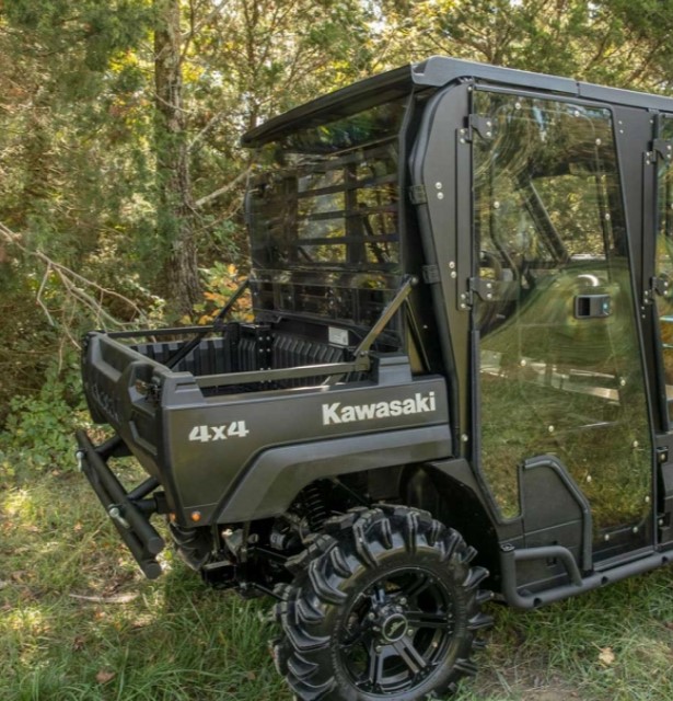 SuperATV Rear Windshield for Kawasaki Mule Pro FXT Pro DXT