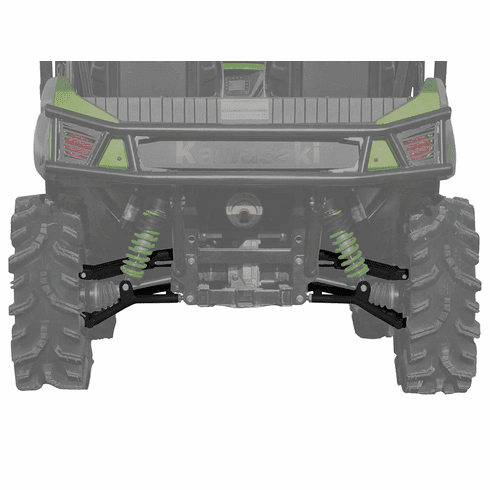Super ATV | 2012+ Kawasaki Teryx 800 | 1.5" High Clearance Rear Offset A-Arms - Color Options