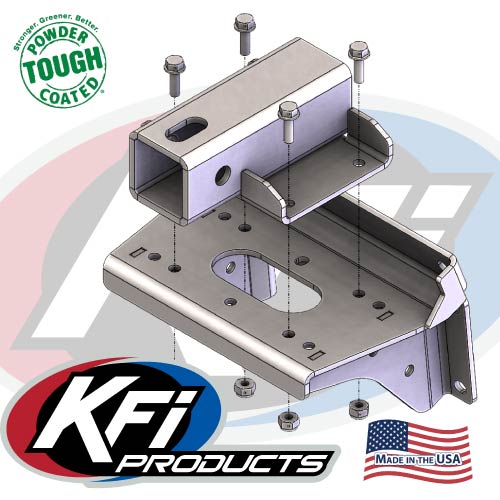 KFI Honda Pioneer 500 Winch Mount