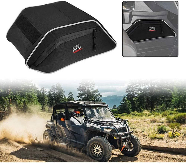 Polaris Rzr Rack UTV Cab Storage Bag For Polaris RZR 570, 800, 900, 1000 XP - Center Seat Organizer Polaris SXS Storage Pouch - Foto 4