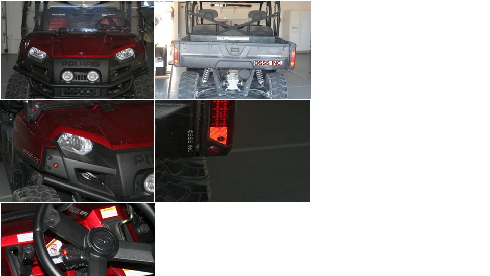 Polaris Ranger 0910 / Crew 2010 Custom Led Turn Signal Kit