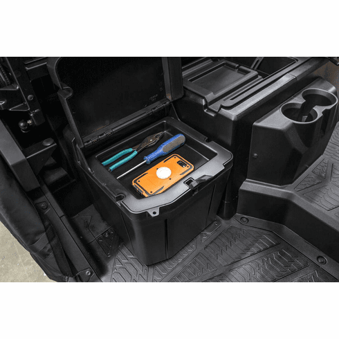 2025 Polaris Ranger 1000 Accessories 26.5L Under Seat Storage Bin For Polaris Ranger XP 1000 2018-2025 - Waterproof Removable Box Under Seat Storage For Ranger XP 1000
