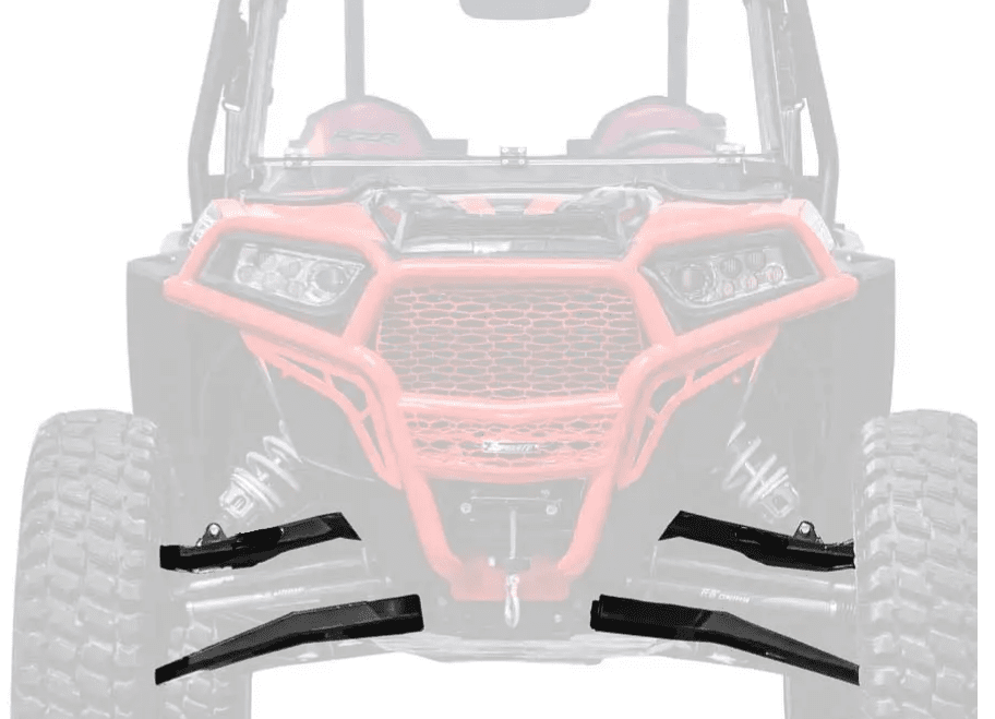 SuperATV High Clearance Boxed AArms for Polaris RZR 1000