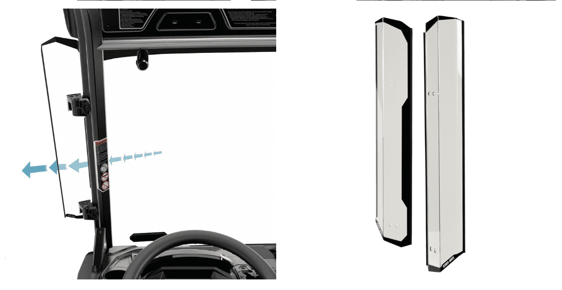 Can Am Defender Defender Max Side Wind Deflectors