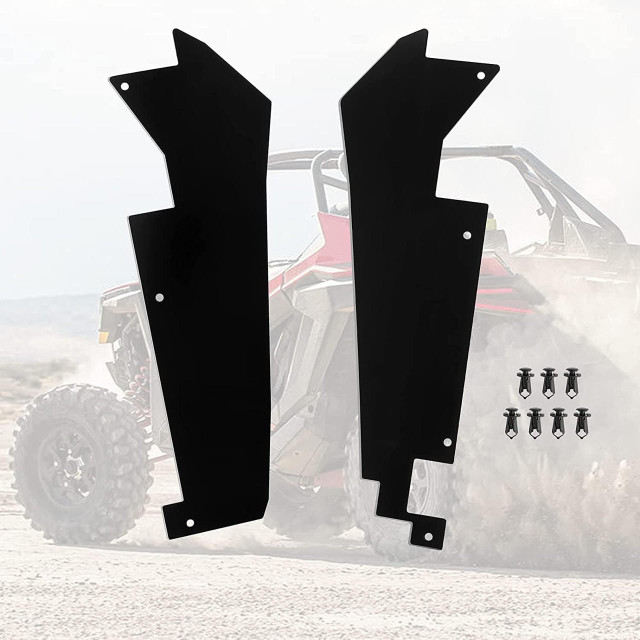 Full Coverage Fender Flares For Polaris RZR Pro XP / Pro R / Turbo R 2020-2024 – Black ABS Plastic Set Of 4