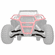Polaris RZR Trail S 1000 High Clearance A-Arms