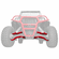 Polaris RZR Trail S 900 High Clearance 1.5" Forward Offset A-Arms