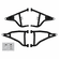 Polaris RZR Trail S 900 High Clearance 1.5" Forward Offset A-Arms
