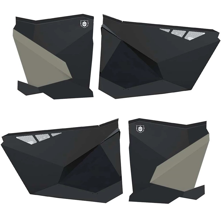 Pro Armor Aluminum Door Set for Polaris RZR Turbo R 4 Color Options