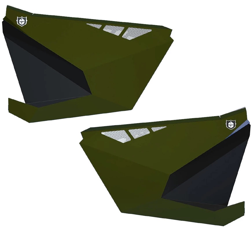 Pro Armor Aluminum Front Doors for Polaris RZR Pro XP Pro R Color