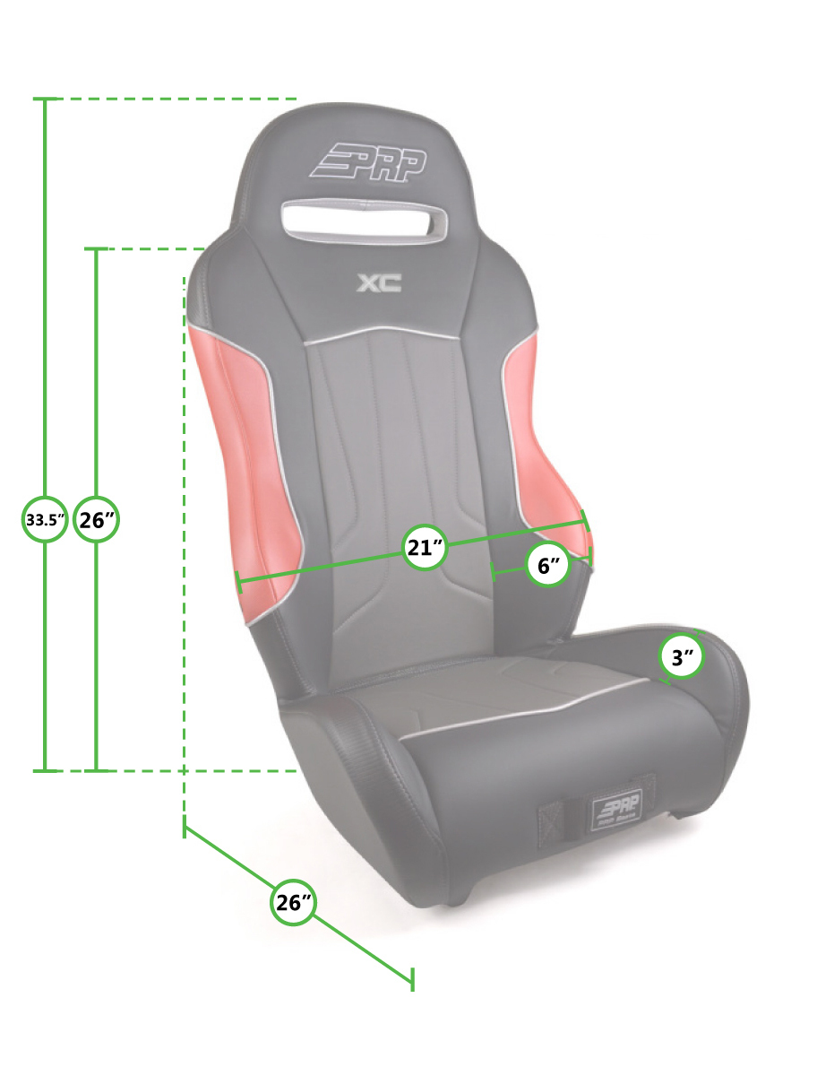 PRP XC Suspension Seats Yamaha YXZ 1000R Pair