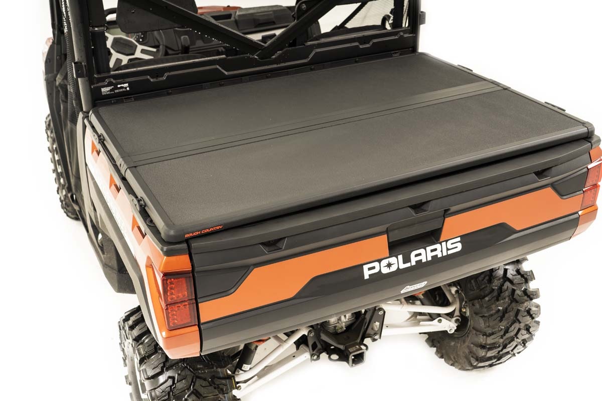Rough Country Hard Folding Bed Cover for Polaris Ranger XP 1000