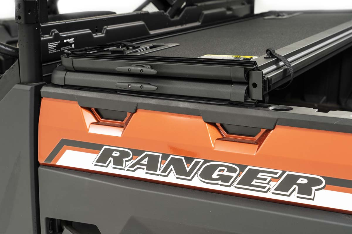 Rough Country Hard Folding Bed Cover for Polaris Ranger XP 1000