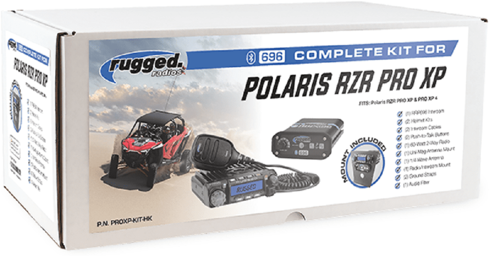 Rugged Radios Polaris RZR Pro XP Mount & Complete Radio Kit