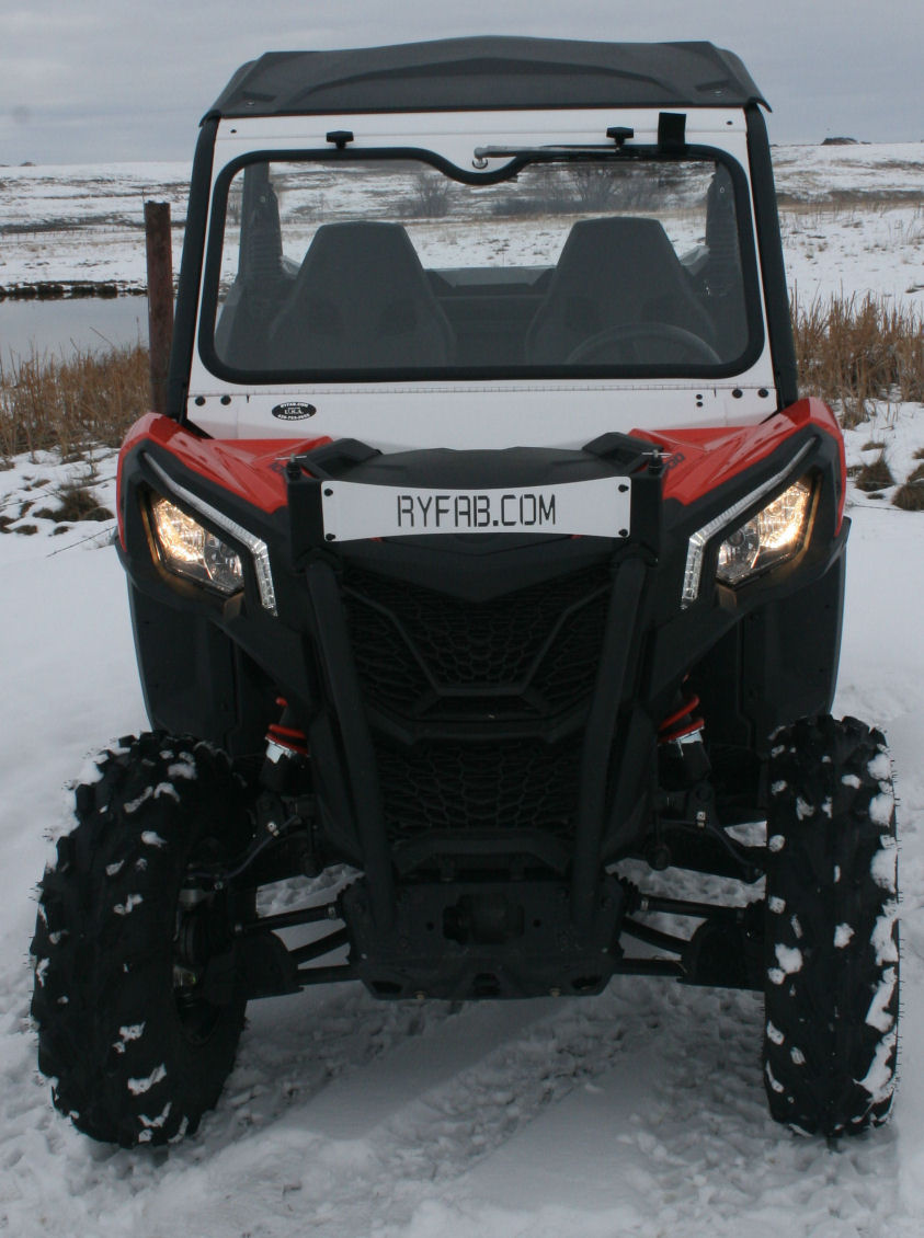 Ryfab Can Am Maverick Trail Sport Glass Folding Vented Windshield