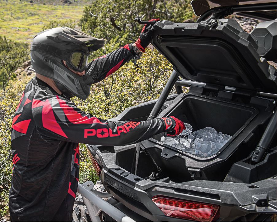 Genuine Polaris Lock & Ride 48 QT Rear Cooler Box for RZR XP 1000 XP