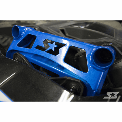 CA Technologies Can-Am X3 72” Front Limit Strap & Shock Tower Brace Kit – Can-Am Red