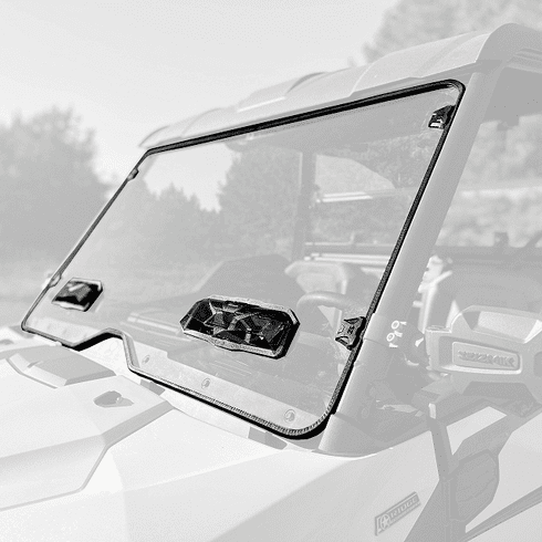 Seizmik | 2024+ Kawasaki Ridge | Toolless Front Windshield
