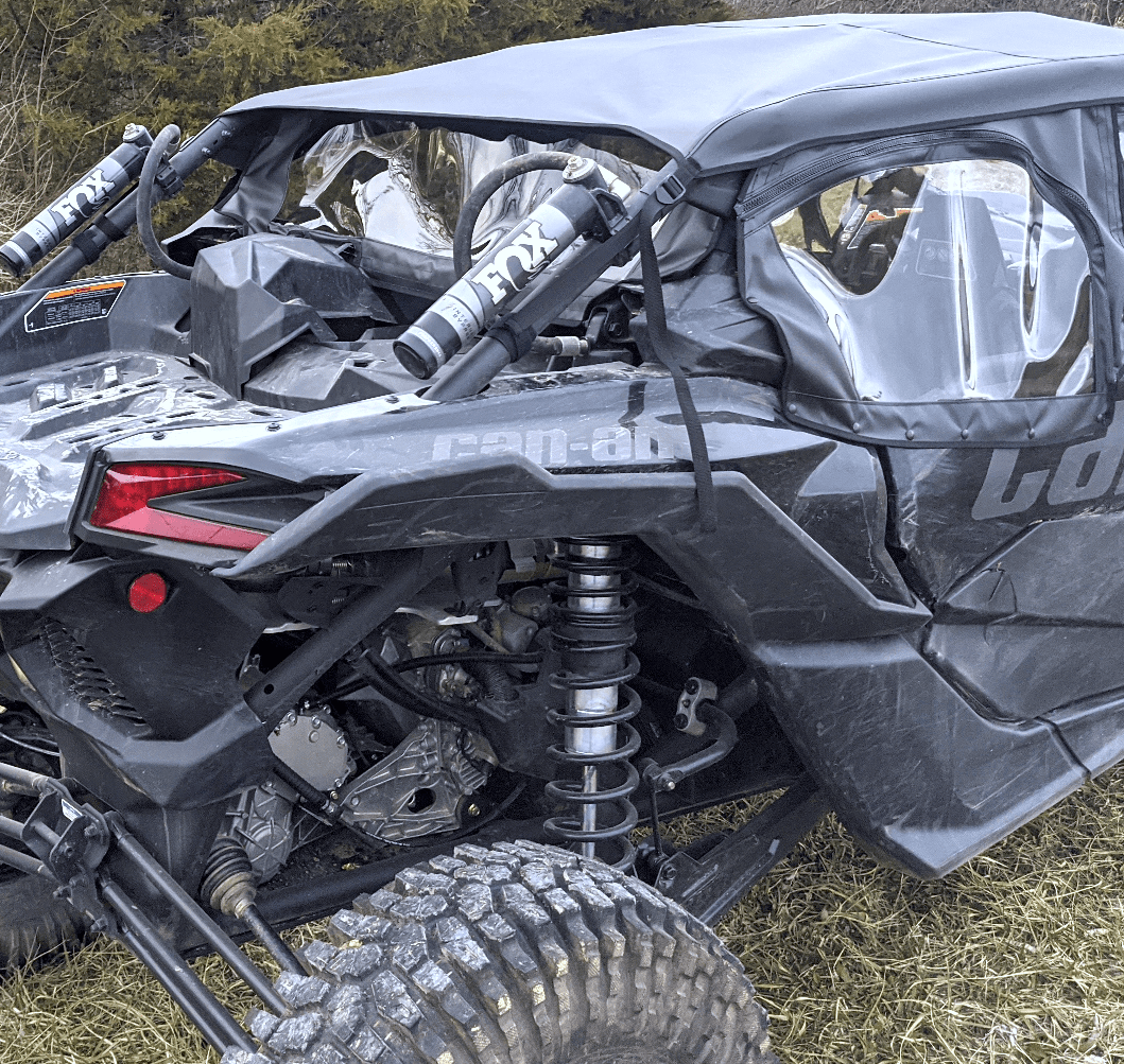 Seizmik CanAm Maverick X3 MAX Soft Upper Doors with Zippers