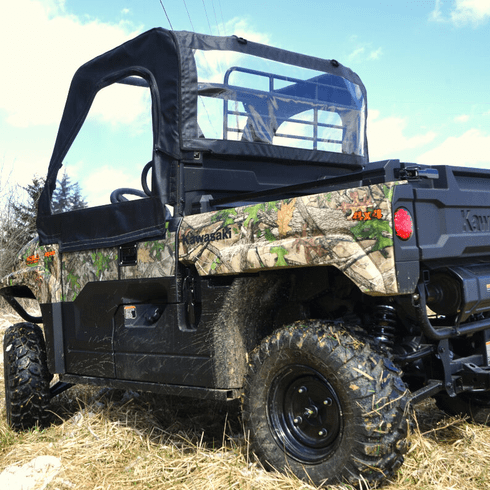 Seizmik|Kawasaki Mule Pro-MX|Soft Doors & Rear Windshield with Zipper