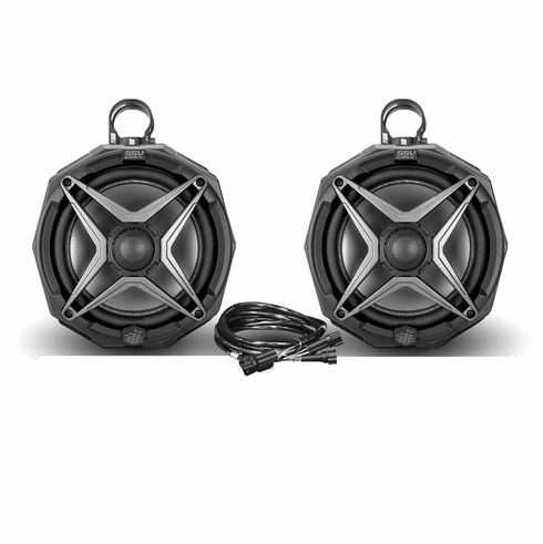 SSV Works 8" Cage-Mounted Speaker Pods for Ride-Command for 21-23 Polaris RZR Pro