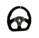 Suede Ballistic "D" UTV Steering Wheel - Color Options