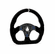 Suede Ballistic "D" UTV Steering Wheel - Color Options