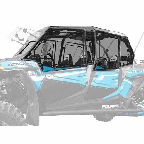 Super ATV|2016-2023 Polaris RZR XP 1000 4|Hard Cab Enclosure Upper Doors