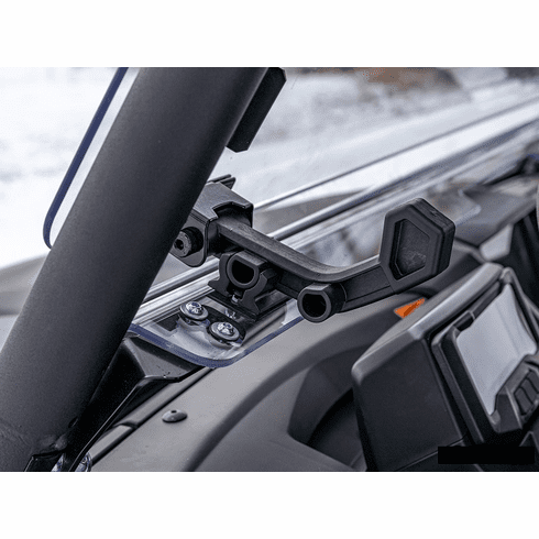SuperATV Yamaha Wolverine RMAX Scratch Resistant Flip Windshield FWS-Y