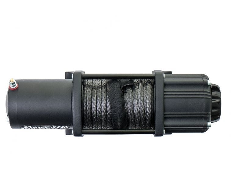 Super ATV 4500 Lb. Black Ops UTV/ATV Synthetic Rope Winch