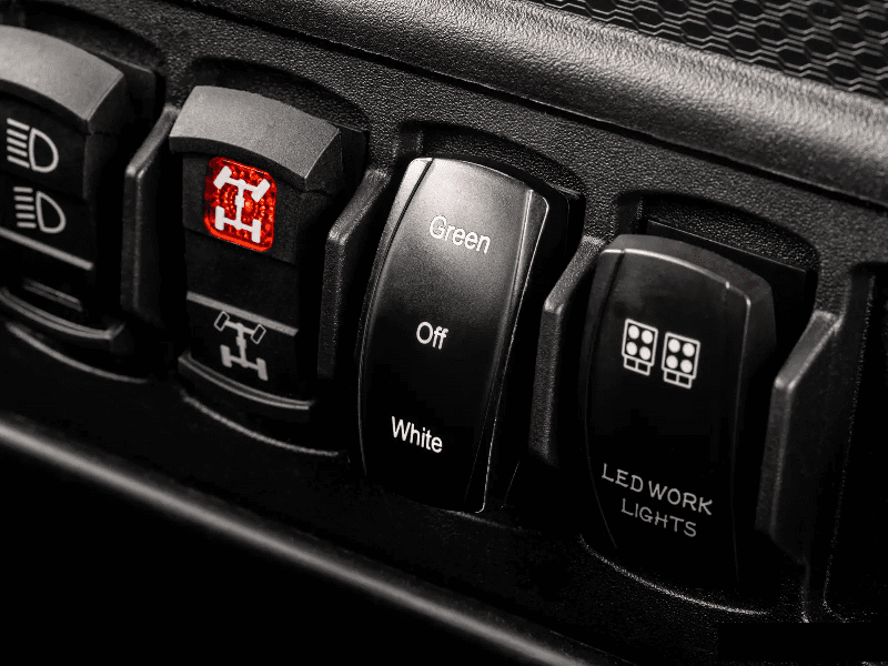 Super ATV Kawasaki Mule Teryx Lighted SideView Mirrors