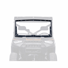 SuperATV Scratch-Resistant Full Windshield For Polaris Ranger XP 900 (2013+) - Clear, Polycarbonate