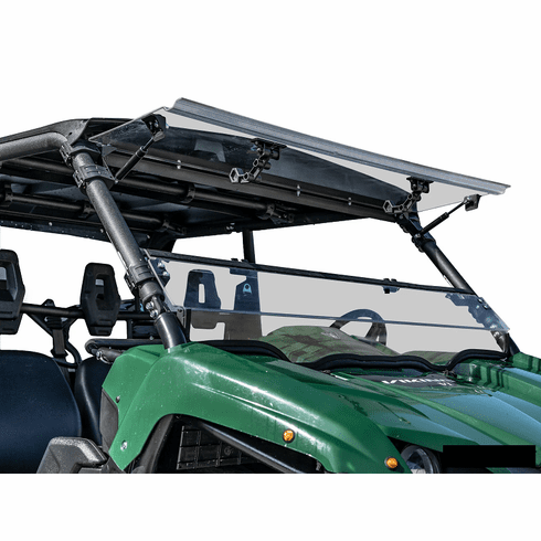 Super ATV|2014+ Yamaha Viking|Scratch Resistant Flip Windshield