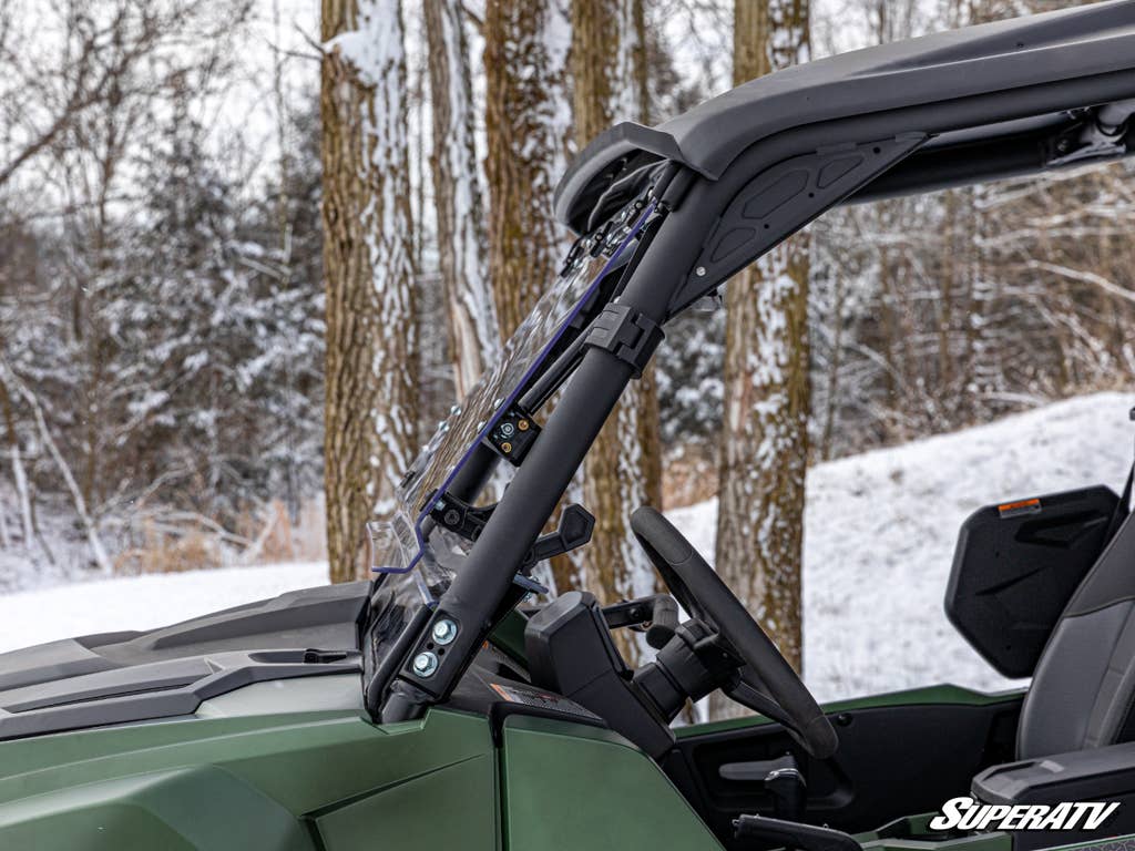 Super ATV Scratch Resistant Flip Up Windshield for Yamaha Wolverine ...