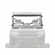SuperATV Polaris Ranger 1000 Scratch Resistant Flip Down Windshield