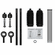 SuperATV Polaris Ranger XP 900 Heavy Duty Tie Rod Kit - 2" Offset A-Arms