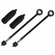 SuperATV Polaris Ranger XP 900 Heavy Duty Tie Rod Kit - 2" Offset A-Arms