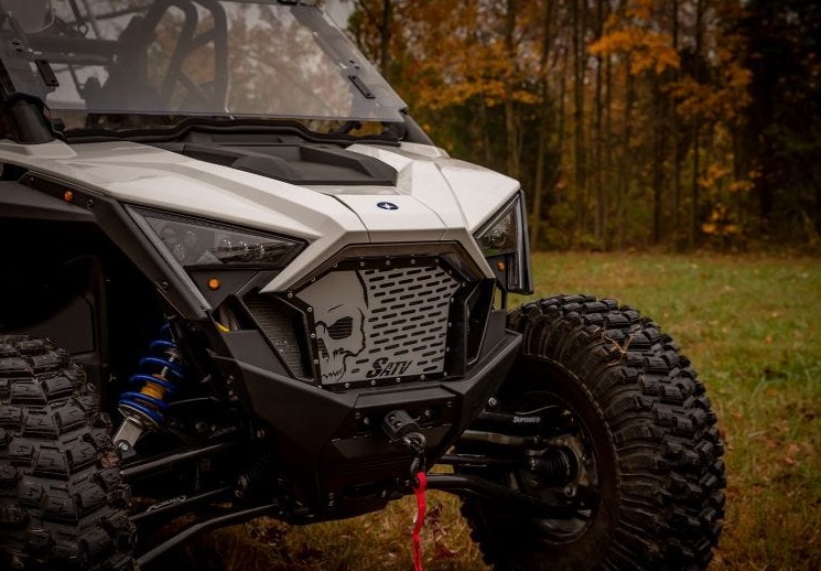 SuperATV Polaris RZR PRO XP Skull Style Grille Insert