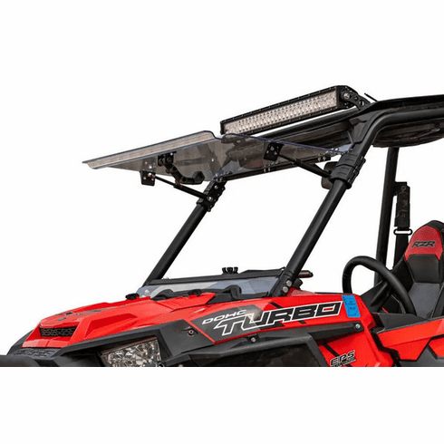 SuperATV Polaris RZR XP 1000 Scratch Resistant Flip Windshield